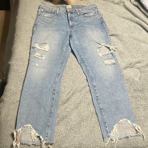 J Crew Boyfriend Distressed Jeans